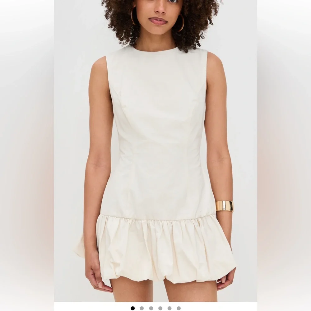 NWT Vrg Grl Cream Mini Dress - Picture 2 of 6